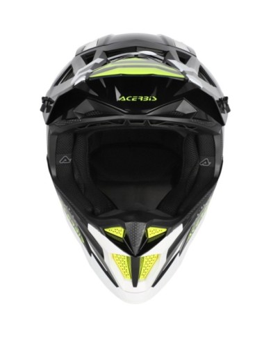Acerbis Casque tout-terrain T711 noir-blanc