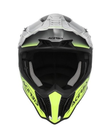 Acerbis Casque motocross AIRSTRIKE-X gris-jaune