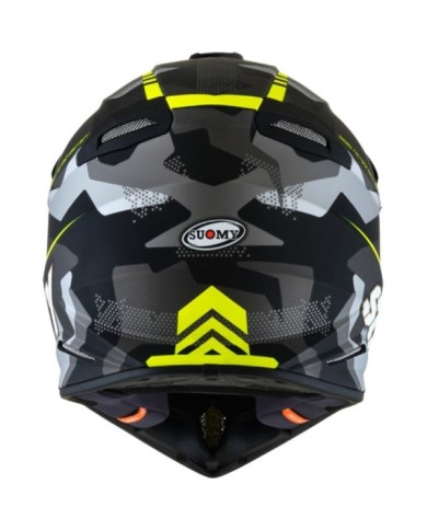 Suomy Offroadhelm X-Wing Camouflager schwarz matt-gelb