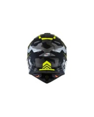 Suomy Casco offroad X-Wing Camouflager nero opaco-giallo