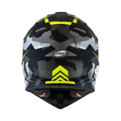 Suomy Offroadhelm X-Wing Camouflager schwarz matt-gelb