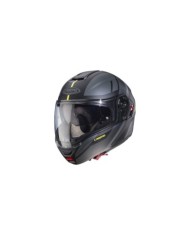 Caberg Casque modulable Levo X Manta noir-gris foncé-jaune fluo