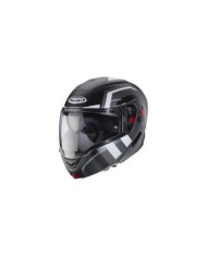 Caberg Casque modulable Horus X Road noir-argent foncé-blanc mat