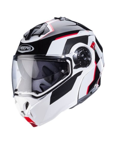 Caberg Casque modulable Duke Evo Move noir-blanc-rouge