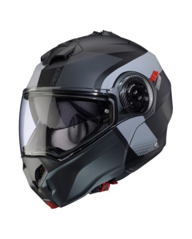 Caberg Klapphelm Duke Evo Indy matt schwarz-grau