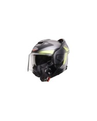 Caberg Trip Lunar casco modulare grigio opaco giallo