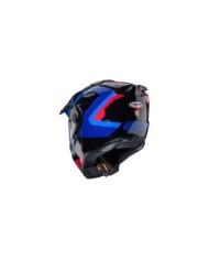 Caberg Endurohelm Tanami Scram schwarz-blau-rot