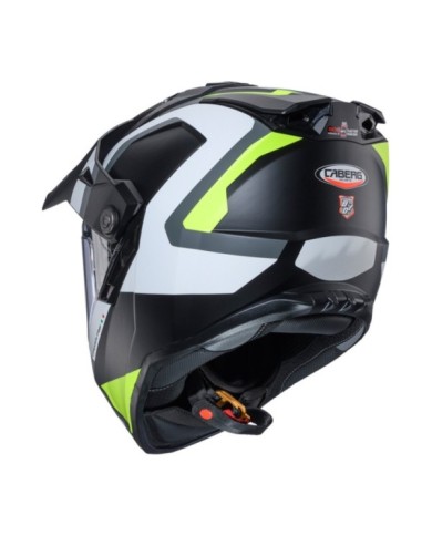 Caberg Casque enduro Tanami Scram noir-gris-jaune fluo mat