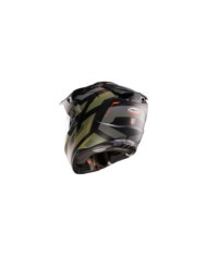 Caberg Tanami Ranger casco off-road nero opaco verde arancione