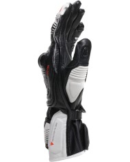 Dainese Gant Fiero Metal noir-blanc-rouge fluo