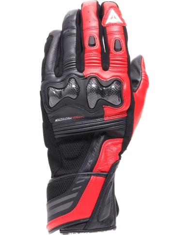Dainese Handschuh Reacto Carbon Lang schwarz-rot