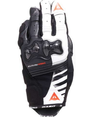 Dainese Damen Handschuh Reacto Carbon Kurz schwarz-weiss-rot