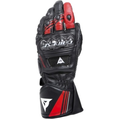 Dainese Lederhandschuhe Druid 4 schwarz-rot-weiss