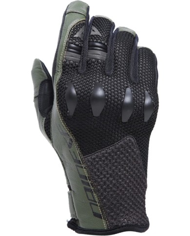 Dainese Gants Karakum Ergo-Tek noir-vert olive