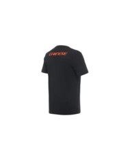 Dainese T-Shirt Dainese Logo schwarz-fluo rot