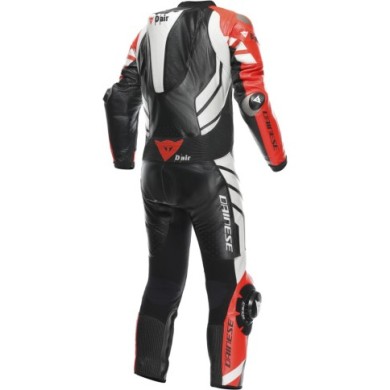 Tuta in pelle Dainese D-Air perf. 1-tlg Mugello 3 nero-fluo