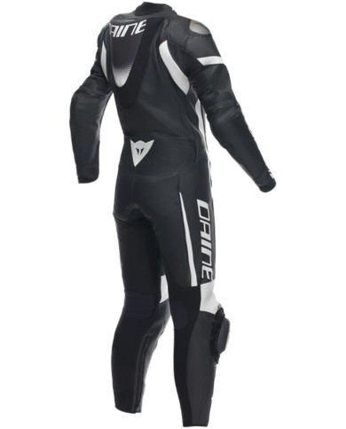 Dainese Cuir combinaisons pour dames 1pc perf. Grobnik noir-blanc