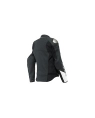 Dainese Damen Lederjacke Rapida schwarz matt-weiss