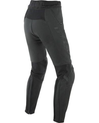 Dainese Femmes Cuir pantalon PONY 3 noir mat