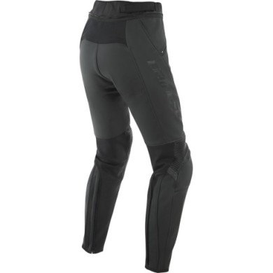 Dainese Damen Lederhose PONY 3 schwarz matt