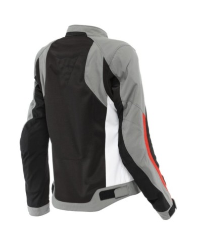 Dainese Damen Jacke D-Dry Hydraflux 2 Air schwarz-grau-rot