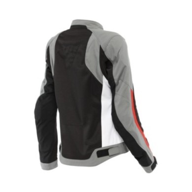 Dainese Damen Jacke D-Dry Hydraflux 2 Air schwarz-grau-rot