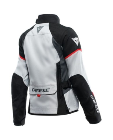 Dainese Giacca D-Dry Tempest Donna grigio-nero-rosso