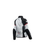 Dainese Giacca D-Dry Tempest Donna grigio-nero-rosso