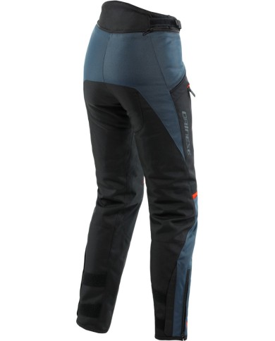 Dainese Dames Pantalon D-Dry Tempest 3 ébène-noir-rouge