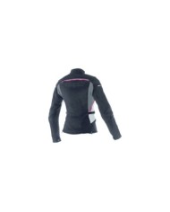 Dainese Giacca TEX ARYA donna nero-grigio-rosa