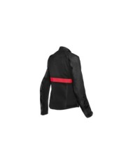 Dainese RIBELLE AIR TEX Giacca da donna nero-rosso