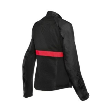 Dainese RIBELLE AIR TEX Giacca da donna nero-rosso
