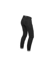 Dainese DENIM SLIM TEX Pantalons pour dames noir
