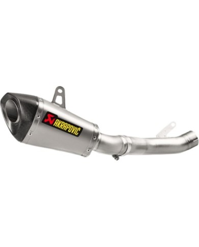 AKRAPOVIC Tuyau de raccordement en titane en option