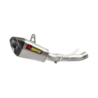 AKRAPOVIC Tuyau de raccordement en titane en option