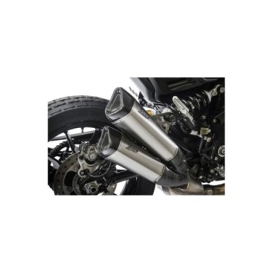 ZARD Slip-On en acier inoxydable homologué E4 avec revêtement en