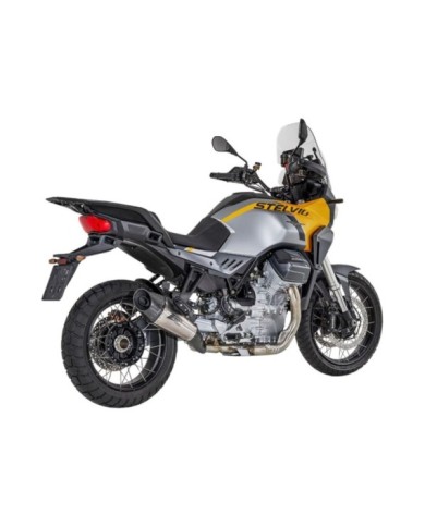 ZARD Slip-On en acier inoxydable homologué E5 avec manchon en tit