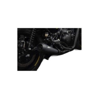 ZARD Slip-On in acciaio inossidabile nero omologato E5