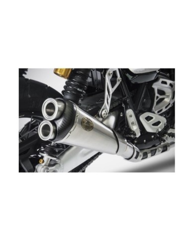 ZARD Kit completo omologato E5 in acciaio inossidabile e terminale in ca