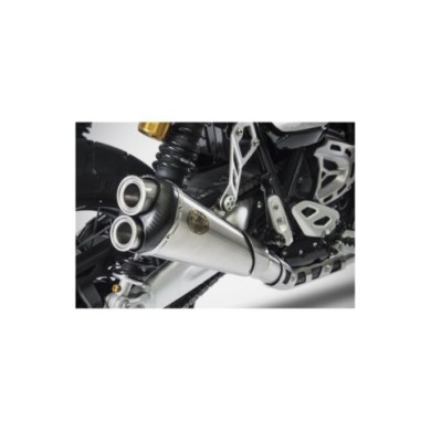 ZARD Edelstahl-E5-homologiertes Komplettset und Carbon-Endkappe