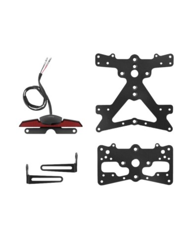 Rizoma Support de plaque d´immatriculation, noir
