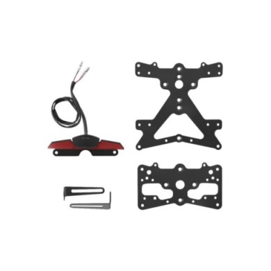 Rizoma Support de plaque d´immatriculation, noir