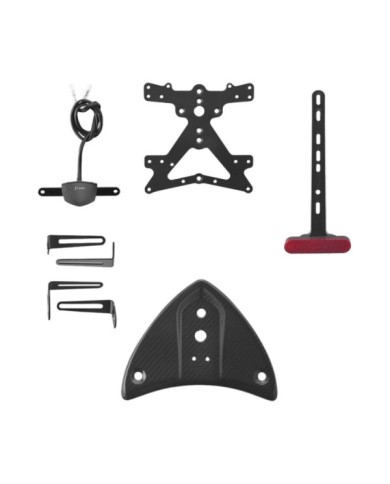 Rizoma Support de plaque d´immatriculation, noir
