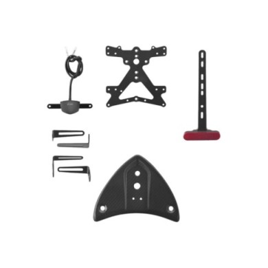 Rizoma Support de plaque d´immatriculation, noir