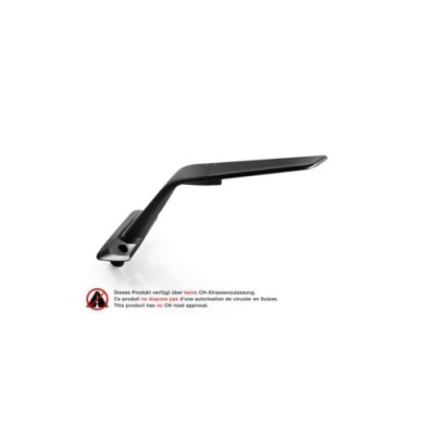 Rizoma specchietto retrovisore Stealth nero