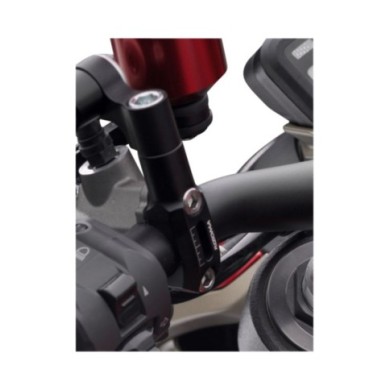 Rizoma Spiegel-Adapter, schwarz