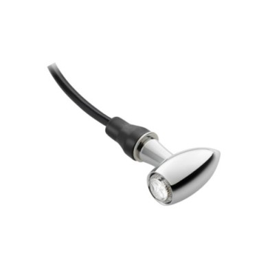 Rizoma Miniclignotant clignotant & lampe Club L, chromé