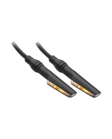 Rizoma Minicampanello Corsa L Set da 2 pezzi, nero