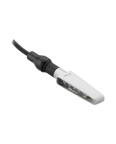 Rizoma Indicatore di direzione Vision Set da 2 pezzi, argento