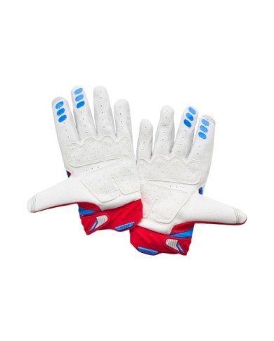 100percent 100% AIRMATIC Gloves red white blue